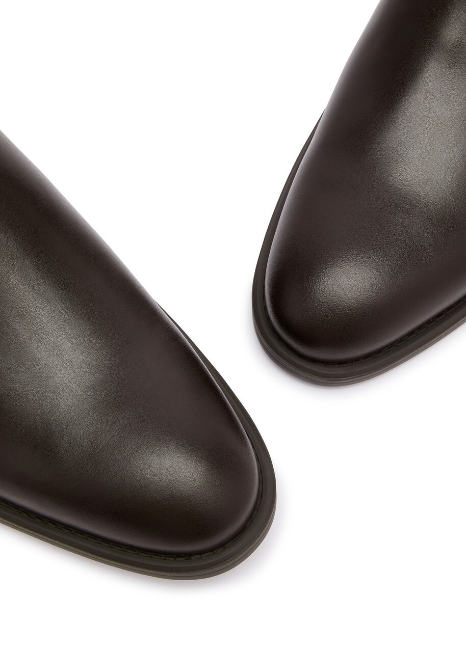 Paul Smith Cedric Leather Chelsea Boots Brown
