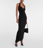 Norma Kamali Halterneck maxi dress