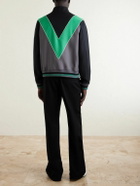 Valentino Garavani - Logo-Appliquéd Jersey Track Jacket - Black