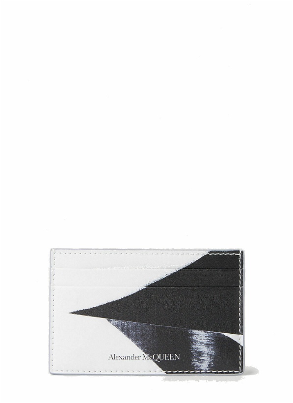 Photo: Alexander McQueen - Brushstroke Cardholder in Black