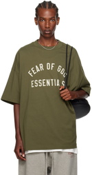 Fear of God ESSENTIALS Khaki Crewneck T-Shirt