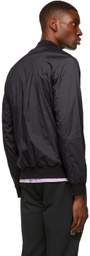 Missoni Sport Navy Nylon Bomber Jacket