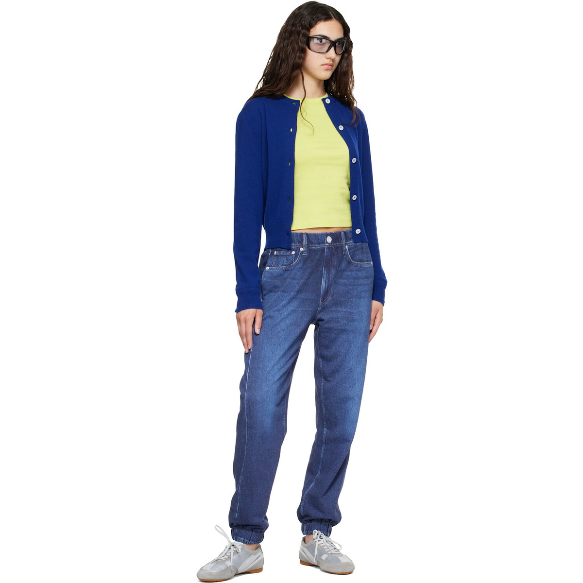 Diesel Blue D-Mile-Flat Sneakers