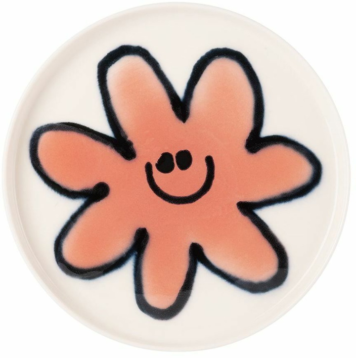 Photo: Carne Bollente Orange Frizbee Ceramics Edition Lovely Smile Plate