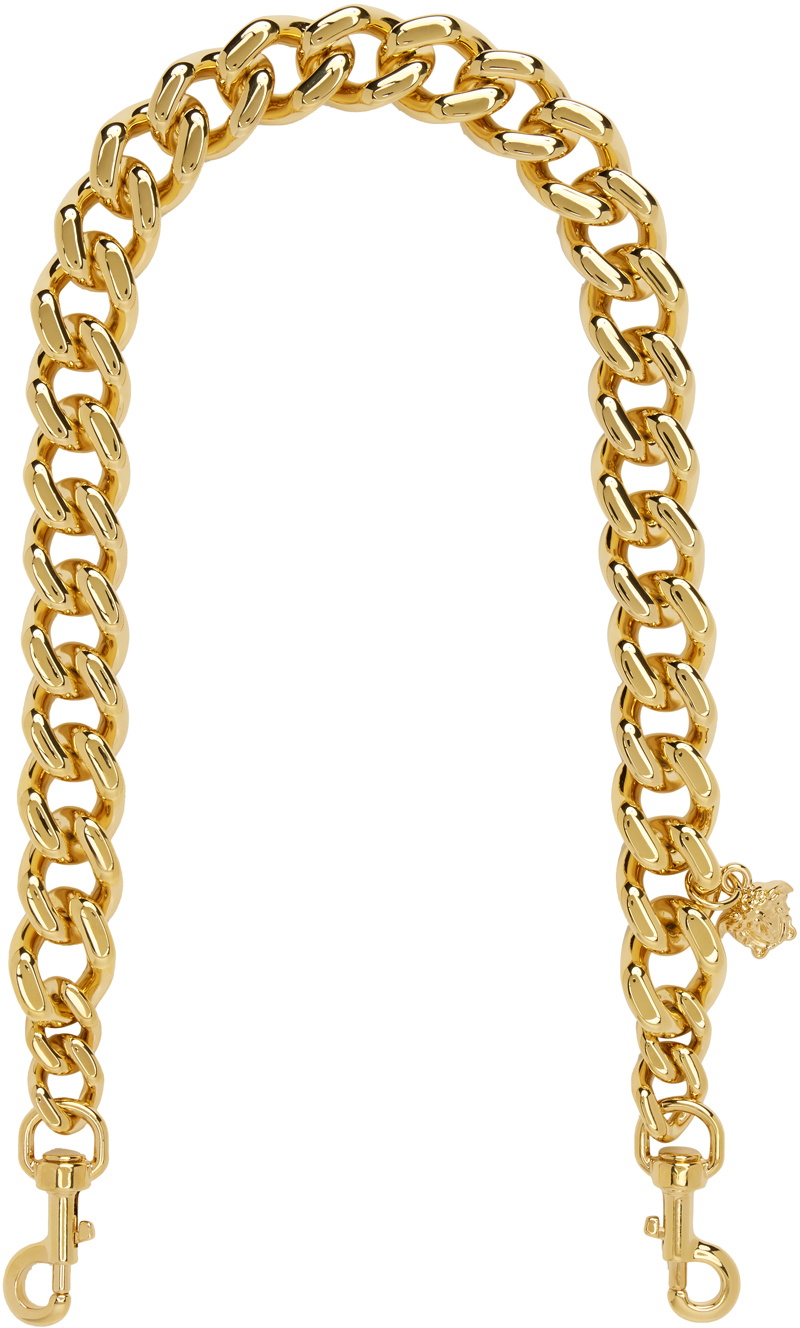 Versace Gold 'La Medusa' Purse Chain Versace