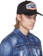 Dsquared2 Black D2 Patch Cap