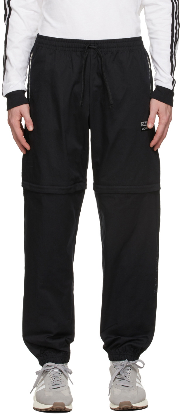 Werkwijze Ontslag nemen Amerika adidas Originals Black Twill R.Y.V. Two-In-One Track Lounge Pants adidas  Originals