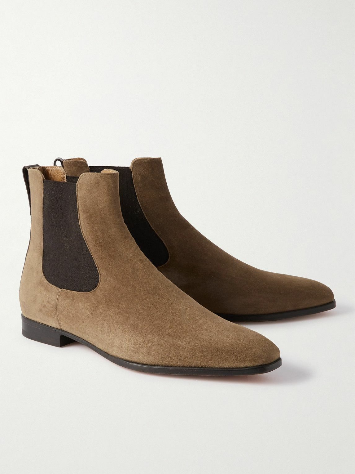 Berluti - Suede Chelsea Boots - Brown