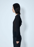 Rick Owens Long Sleeve Hooded Top