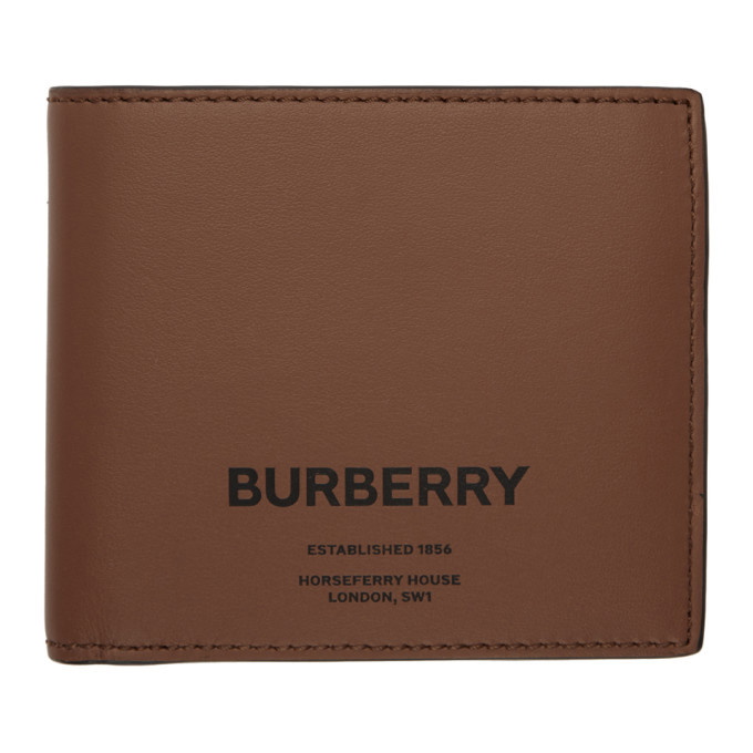 Photo: Burberry Brown Horseferry International Bifold Wallet