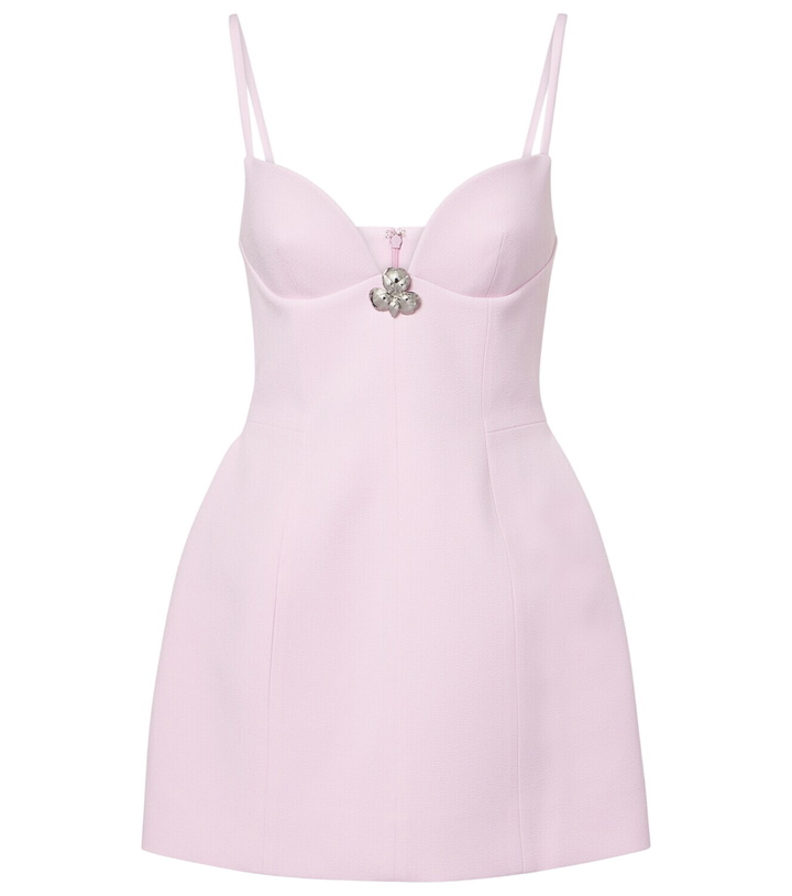 open lace back dress Butterfly-appliqué Mini Dress main image 1