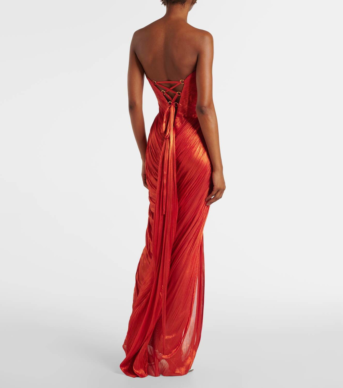 Maria Lucia Hohan Stephanie silk tulle corset gown