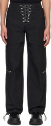 Dion Lee Black Hiking Cord Cargo Pants