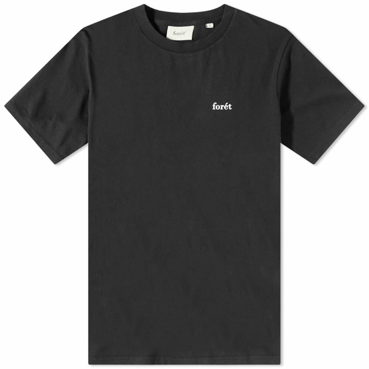 Photo: Foret Men's Air Logo T-Shirt in Black