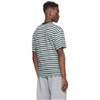 Aries Multicolor Striped Temple T-Shirt