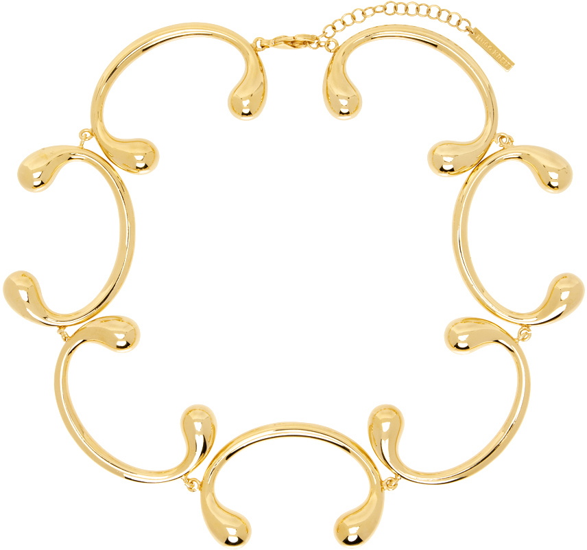 HUGO KREIT Gold Pistil Buckle Choker