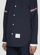 Snap Front Over-Shirt Jacket in Blue