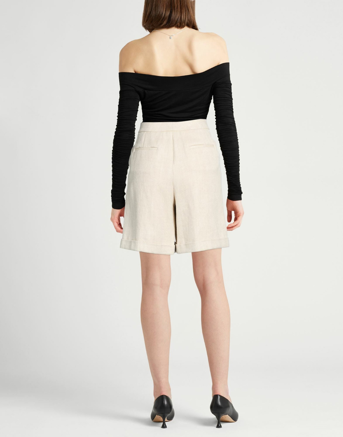 Peserico Womens Shorts & Bermuda Shorts in Beige