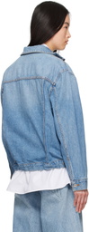 Alexander Wang Blue Regen Lightweight Denim Jacket