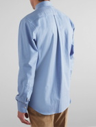 Kingsman - Button-Down Collar Cotton-Twill Shirt - Blue