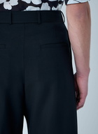 Dries Van Noten Pleated Wool Knee-Length Trousers