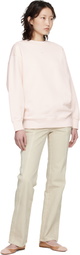 Maison Kitsuné Pink Baby Fox Oversize Sweatshirt