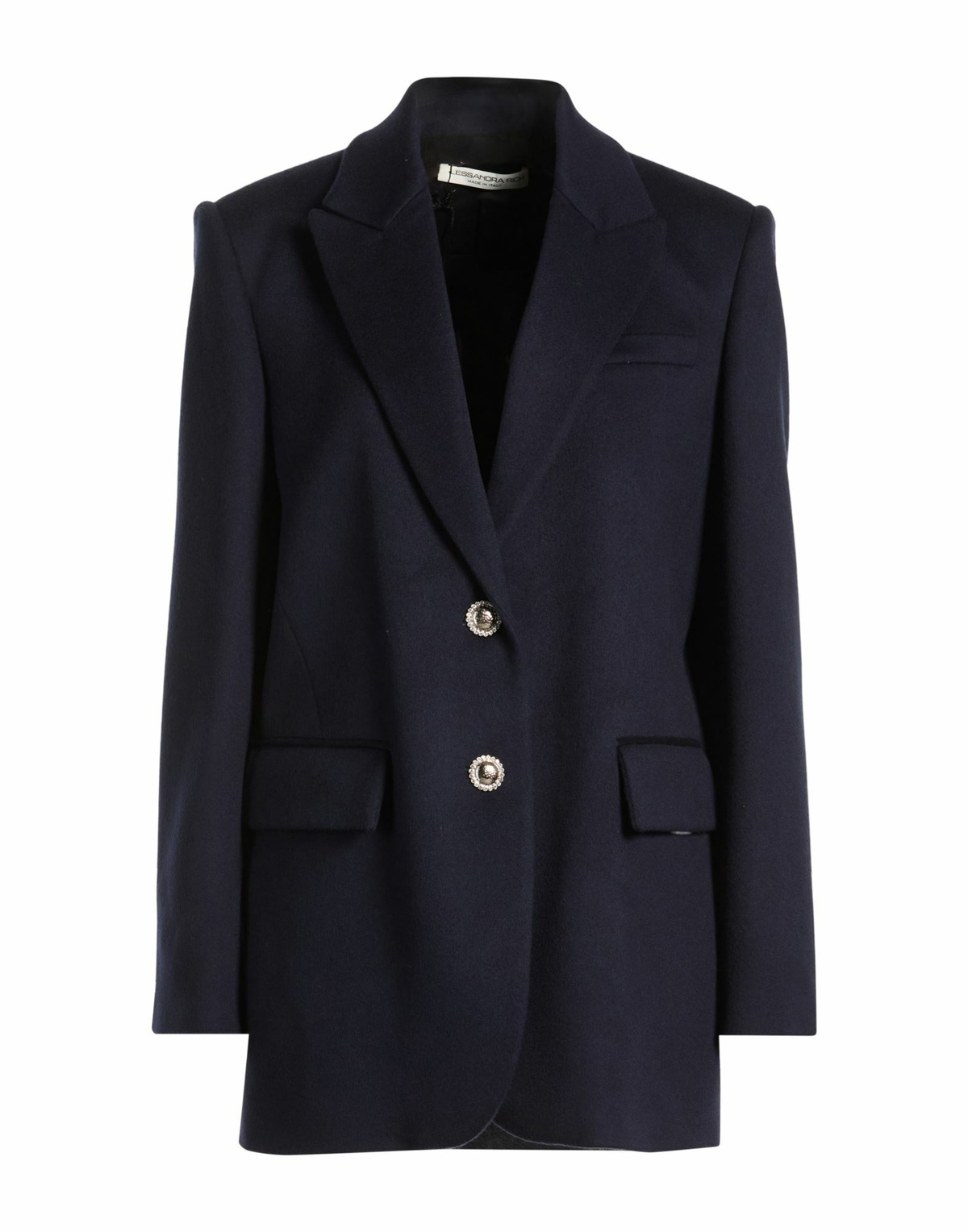 Alessandra Rich Womens Blazer Midnight in Blue