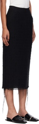 GIA STUDIOS Black Thalia Midi Skirt