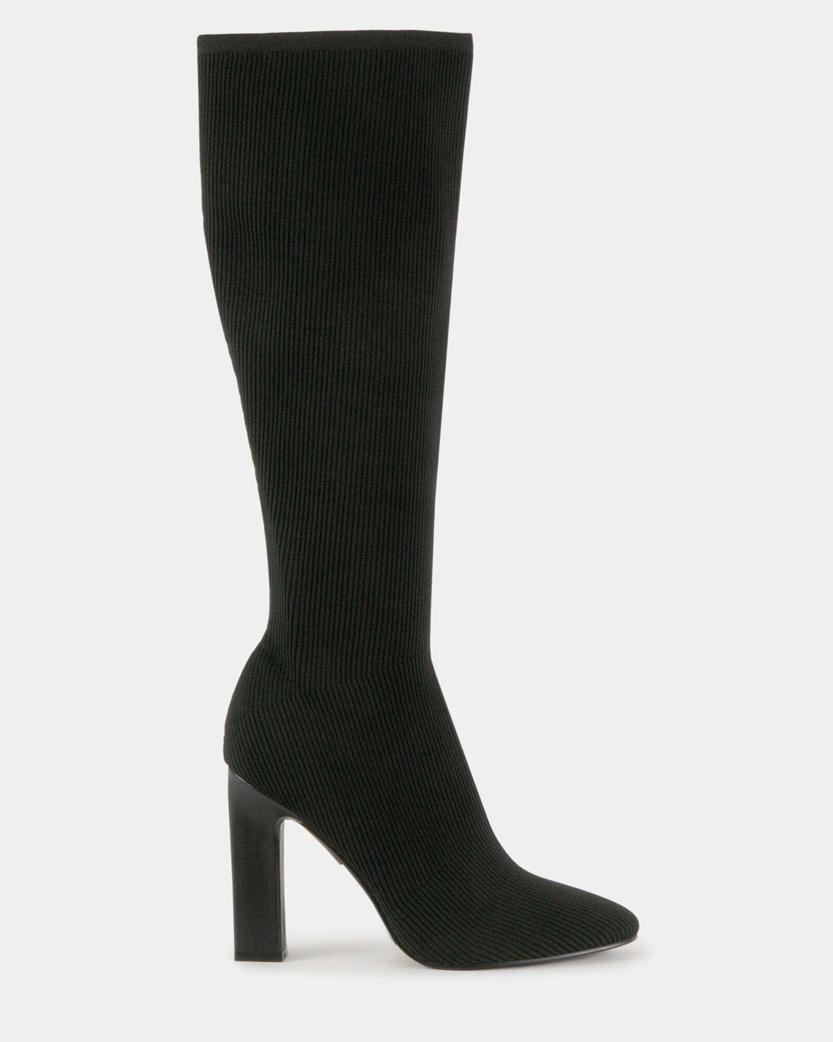 Steve Madden Aria Boots in Black Knit