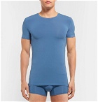 Ermenegildo Zegna - Stretch Micro Modal Jersey T-Shirt - Men - Blue