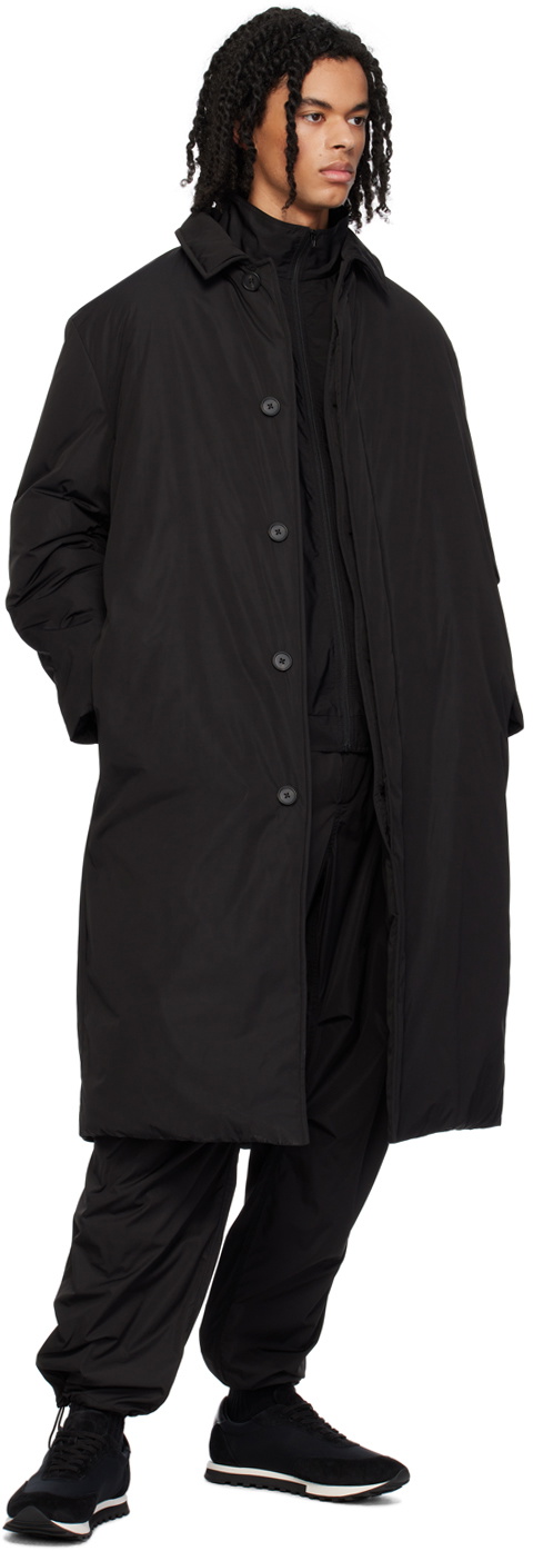 The Row Black Django Coat The Row