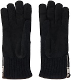 ZEGNA Black Oasi Cashmere Gloves