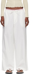 Baserange White Kolla Lounge Pants