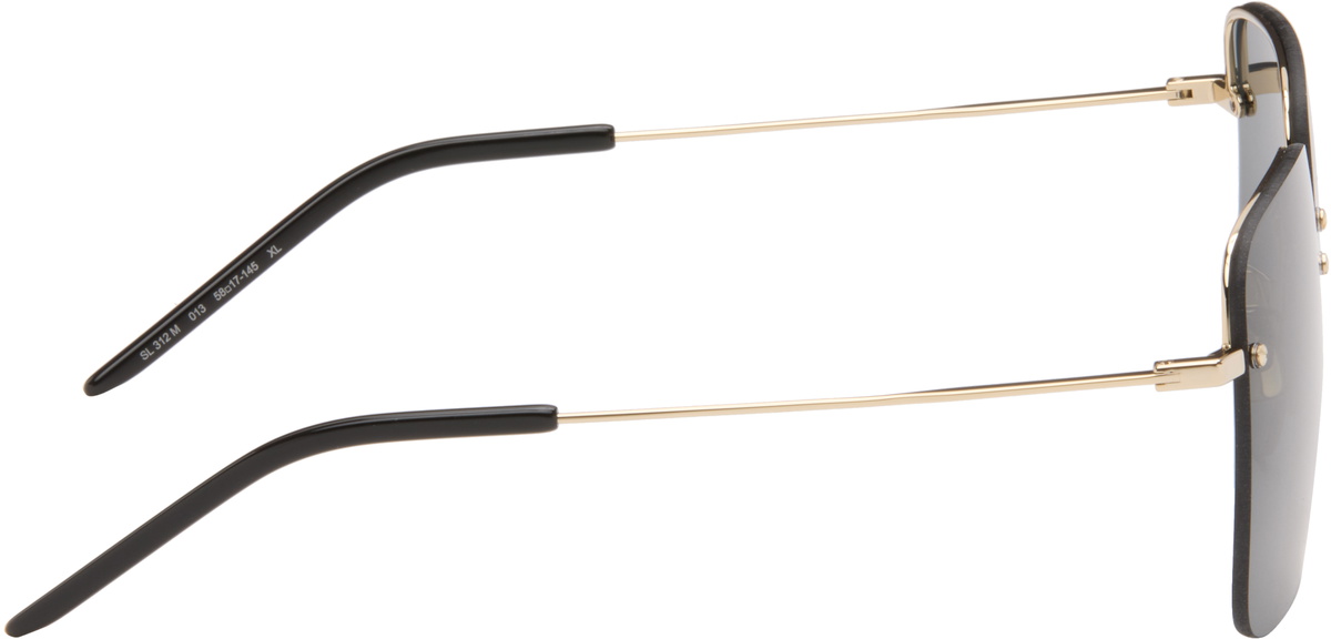 Saint Laurent Gold SL 312 M Sunglasses