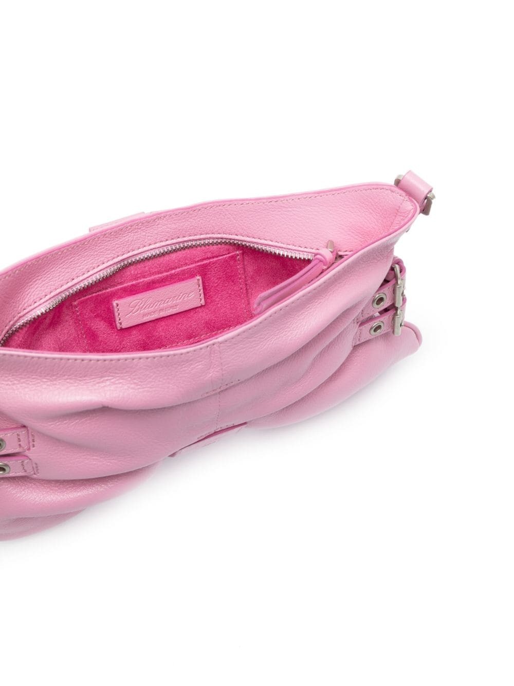 Sac à Main Blumarine En Cuir Bleu Marine - Occasion - Style Porté épaule