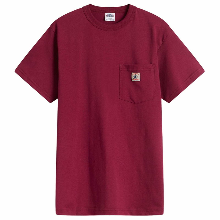 Photo: Randy's Garments Men's Randy’s Garments  Logo Pocket T-Shirt in Maroon