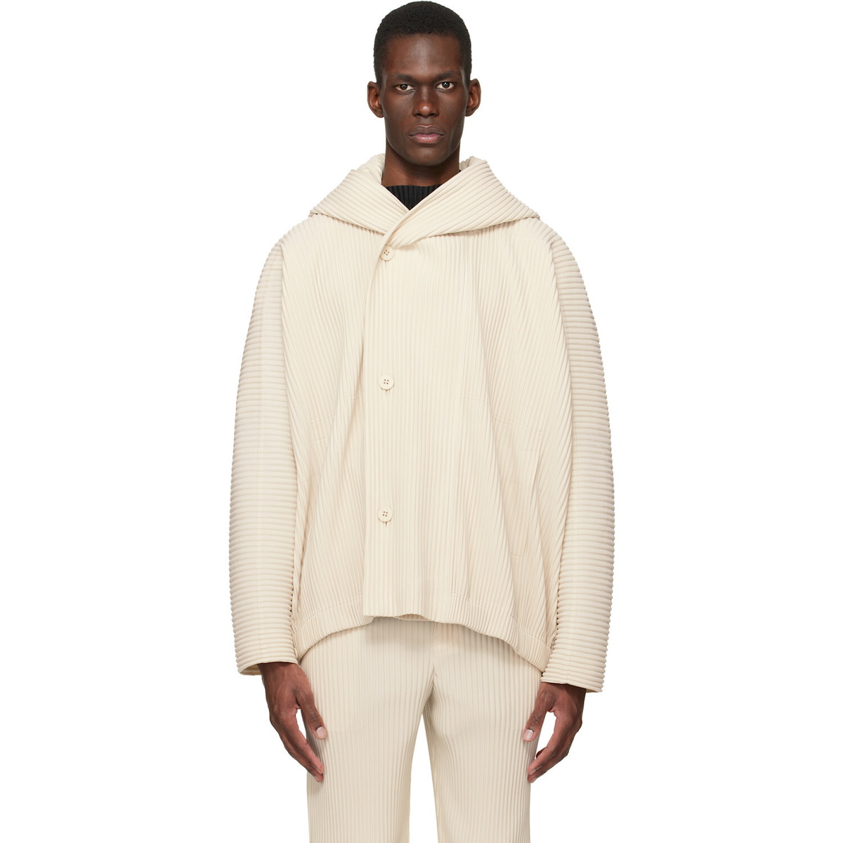 HOMME PLISSÉ ISSEY MIYAKE Beige Monthly Colors March Jacket
