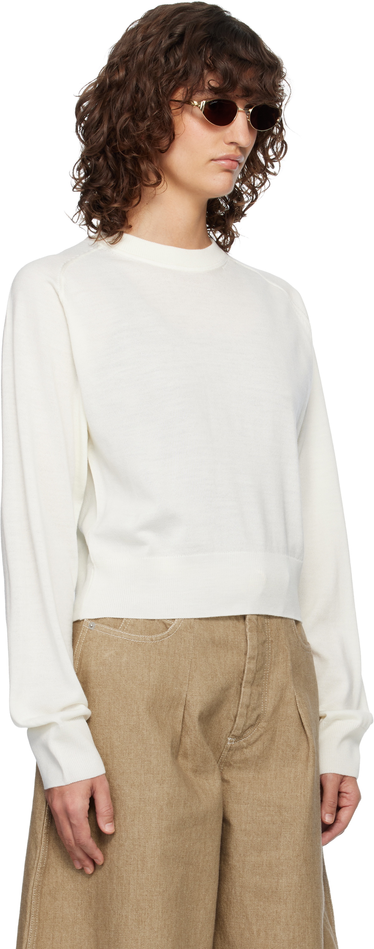 JACQUEMUS Off-White 'The J' Sweater