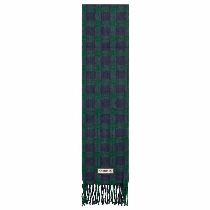Photo: Adidas Scarf in Night Indigo/Collegiate Green 
