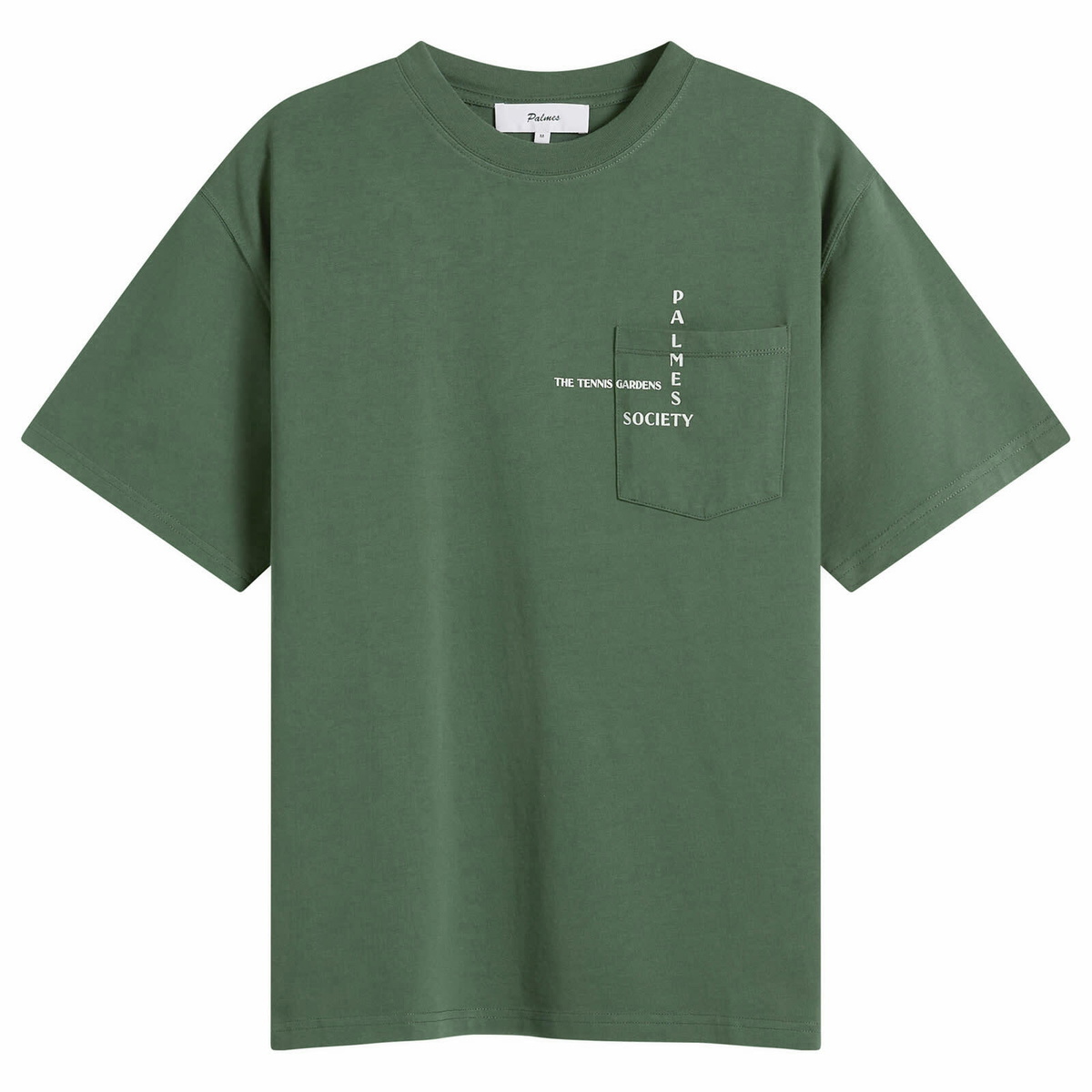 Palmes Men's Ramus Pocket T-Shirt in Dark Green
