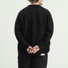 Neighborhood Men's Mohair Cardigan in Black