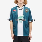 Off-White Men's Tiger 23 Soccer T-Shirt in Dark Storm