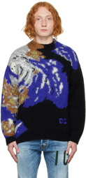 Dsquared2 Multicolor Earth View Sweater