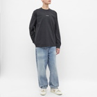 Acne Studios Men's Erwin Long Sleeve Stamp T-Shirt in Black