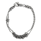 Emanuele Bicocchi Silver Crochet Bracelet