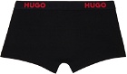 Hugo Three-Pack Black Boxers