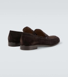 Gianvito Rossi George suede penny loafers