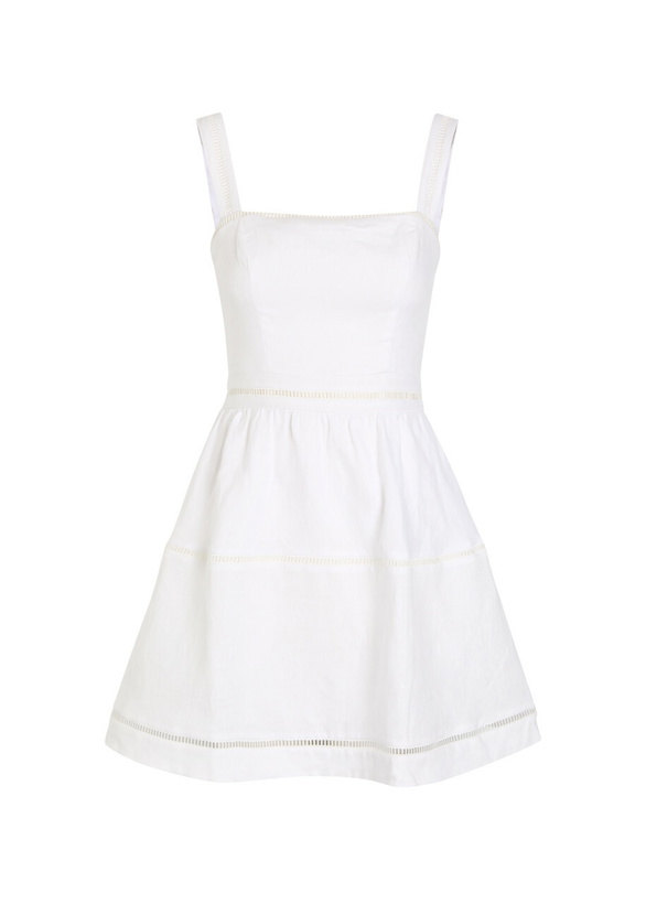 knee length dresses for ladies Maison Linen Maxi Dress main image 0
