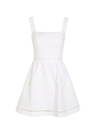 Reformation Everett Linen Mini Dress White