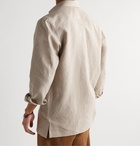 Rubinacci - Sahariana Linen Field Jacket - Neutrals